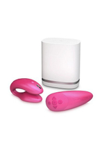 Сенсорный вибромассажер для пар We-Vibe Chorus Pink (Цвет: Розовый)
