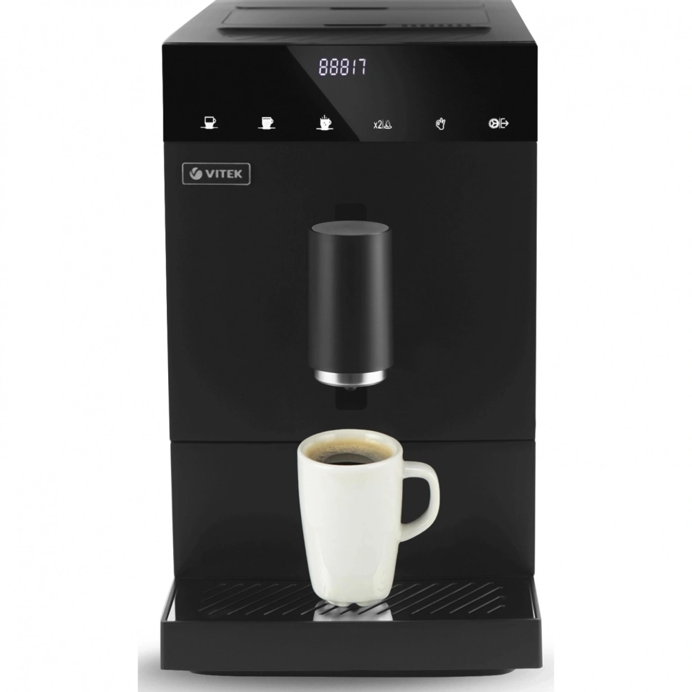 Кофемашина Vitek Metropolis VT-8701 1350Вт черный
