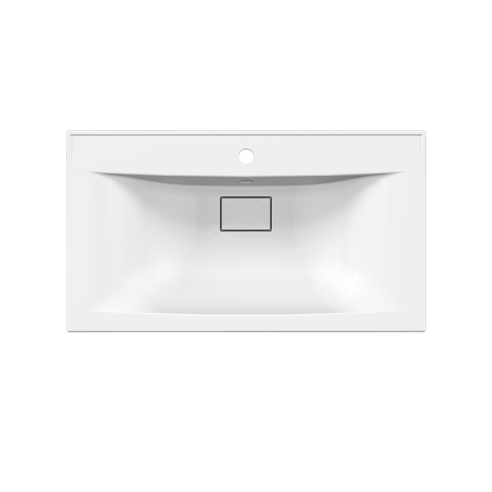 Раковина VCB-3M800W из искусственного камня, цвет белый,