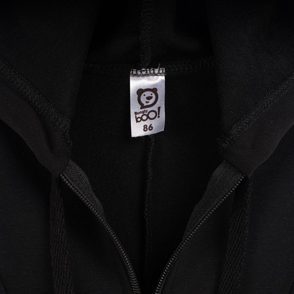Ромпер на молнии с длинными штанинами "Bb team black"