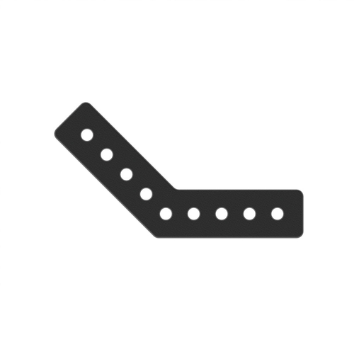 (REV-41-1310-PK8) 15mm Plastic 135 Degree Bracket - 8 Pack