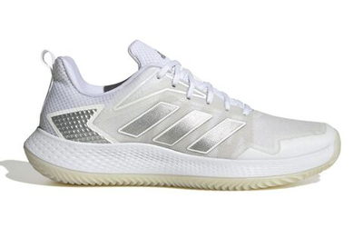 Женские Кроссовки теннисные Adidas Defiant Speed W Clay - cloud white/silver metallic/grey one