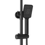 Душевая стойка Grossman Style 500.K35.05.210 с верхним душем,ручной лейкой и смесителем,черный матовый,1 место