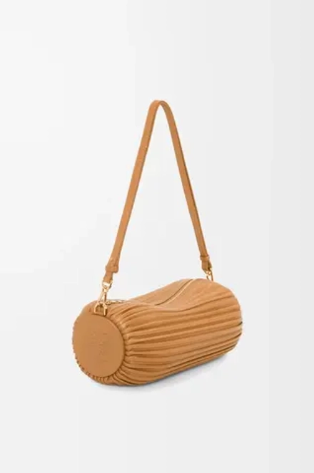 Loewe Сумка-браслет из плиссированной кожи ягненка наппа, светло-коричневый