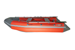 Лодка ПВХ X-River Mark 370 НДНД тримаран красно-серый/фурнитура серая, дно серое
