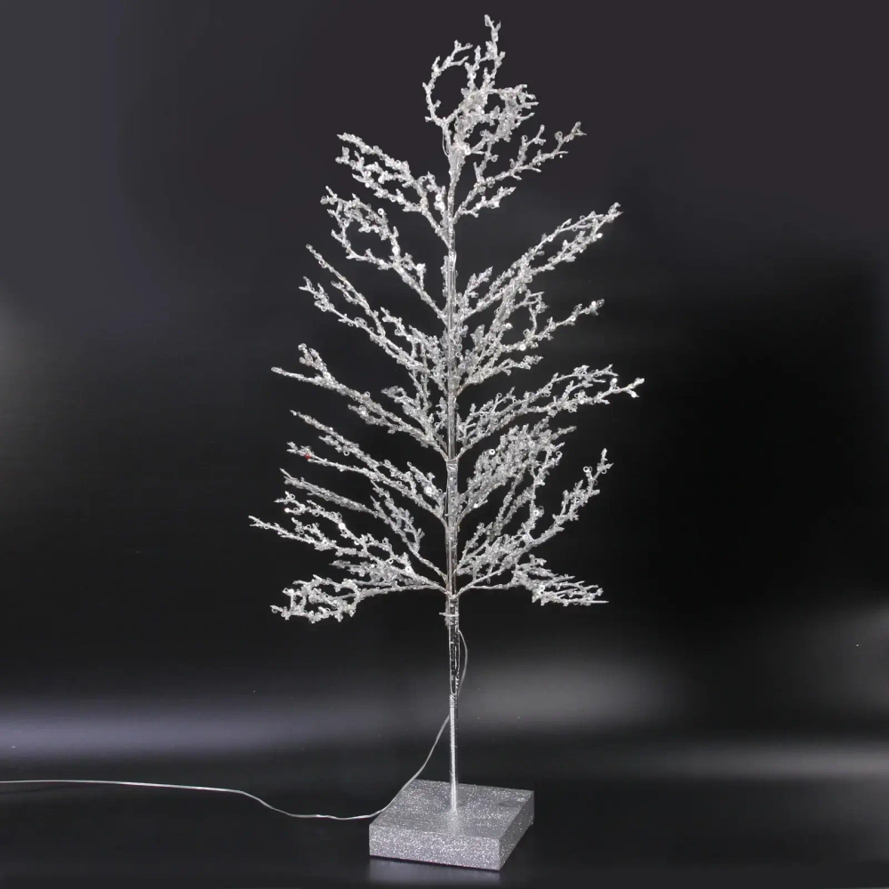 Фигура светодиодная «Дерево - Crystal» 100 см, Серебро, 220V