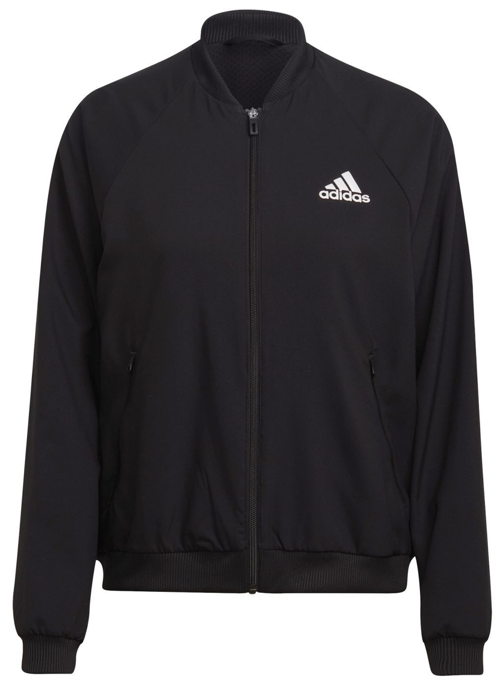 Женская Кофта теннисная Adidas W Woven Jacket - black/white