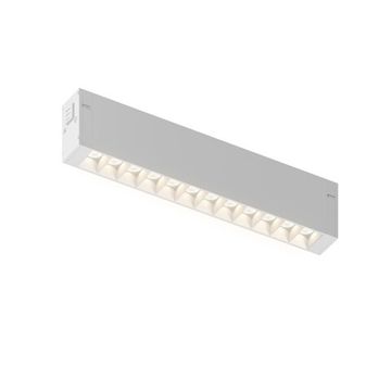 Трековый линейный светильник 9W 3000К DK8101-WH белый Simple Grill Smart Denkirs