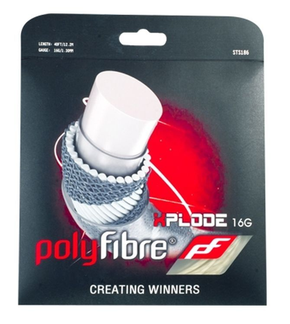 Теннисные струны Polyfibre Xplode (12,2 m) - натуральные