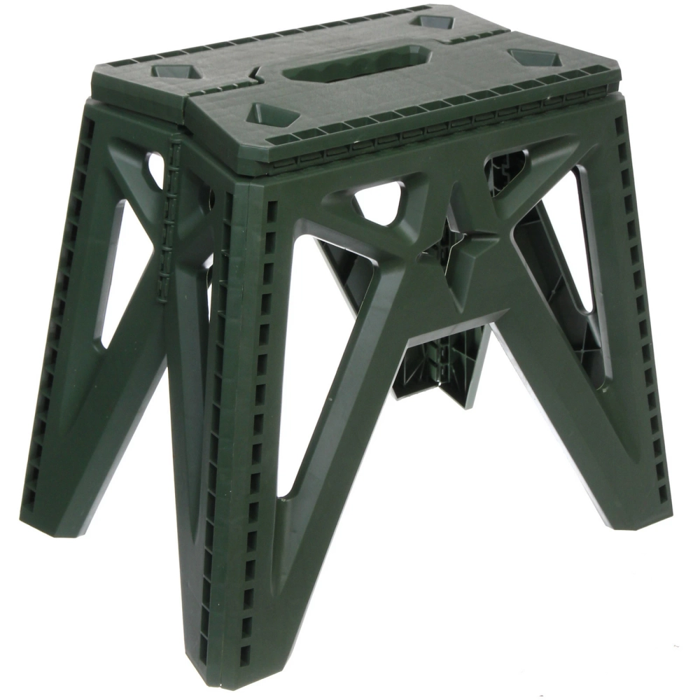 Табурет складной PL-204L, 38*27*34 см, до 100 кг, зеленый
