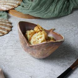 Салатник 100 мл 13*13 см h8,5 см емкость для закусок Pearl Shell Frutti di Mare P.L. [1]