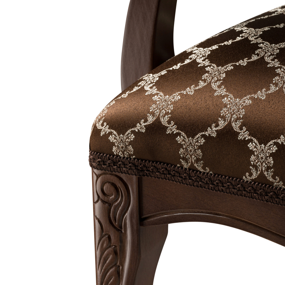 Стул деревянный Woodville Клето орех, коричневый, ножки орех