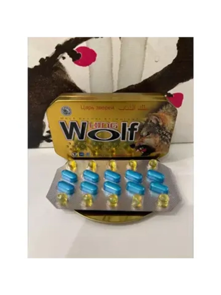 King Wolf царь зверей для повышения потенции 10 т.+10 пилюль