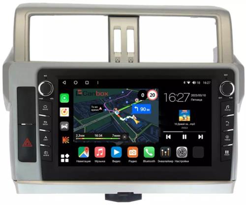 Магнитола для Toyota Land Cruiser Prado 150 2014-2017 - Canbox 1057 Android 10, Быстрая, CarPlay, 4G SIM-слот