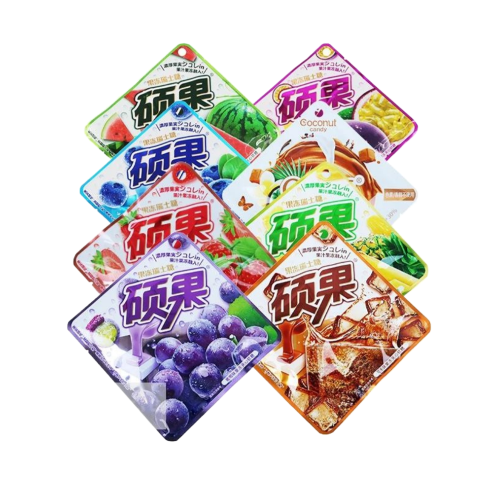 Жевательные конфеты Fruit Jelly с натуральным соком и вкусом Маракуйя 23 г