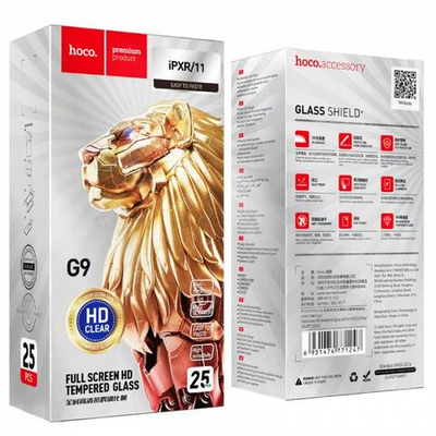 Защитное стекло Hoco G9 IP18 Pro/17 Pro в упаковке 25шт. цена за пачку