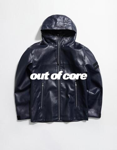 Женская куртка из искусственной кожи OUT OF CORE - BERSHKA