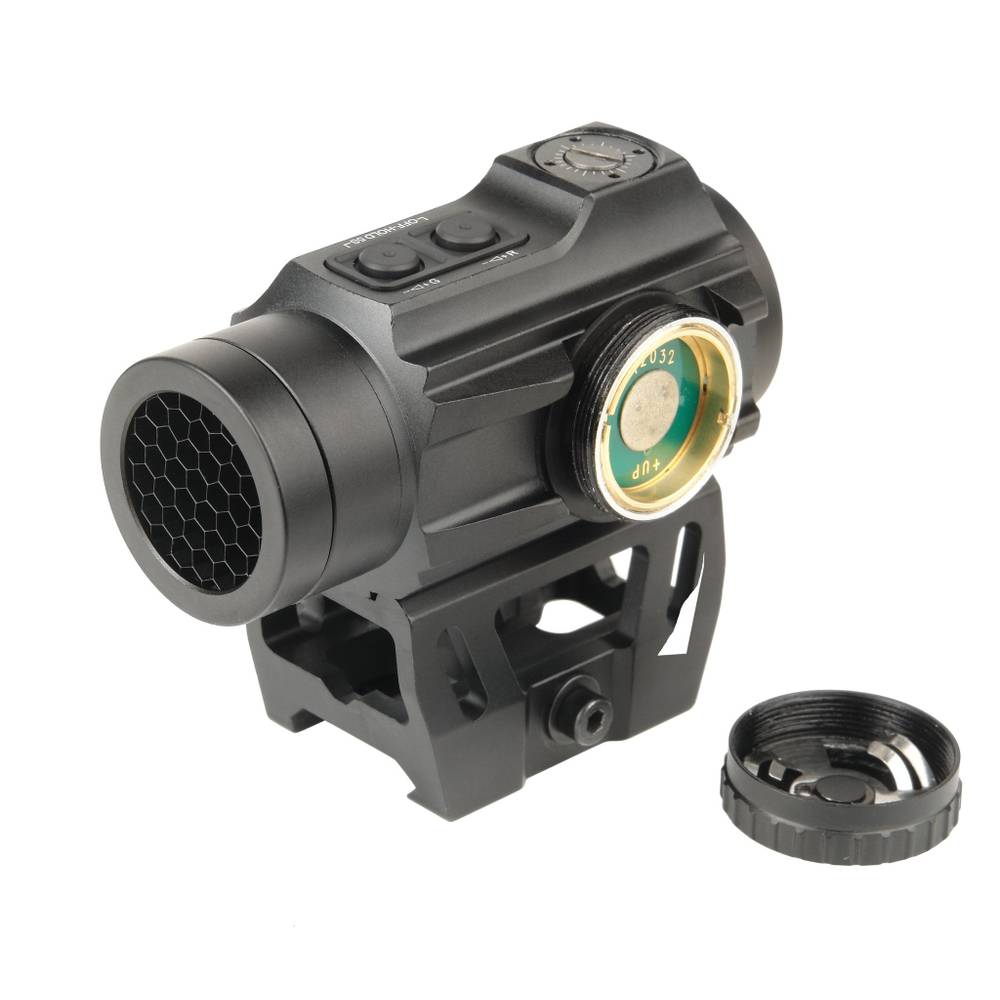 Прицел коллиматорный Veber Black Russian DOT 125 RG (закрытый, объектив 25мм, 4 МОА, метка точка красная/зеленая, вивер)