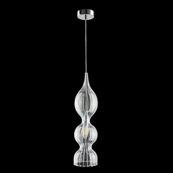 Светильник подвесной Crystal Lux IRIS SP1 B TRANSPARENT