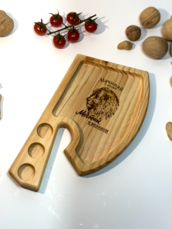 Сервировочная доска "Топор" (с углублением).