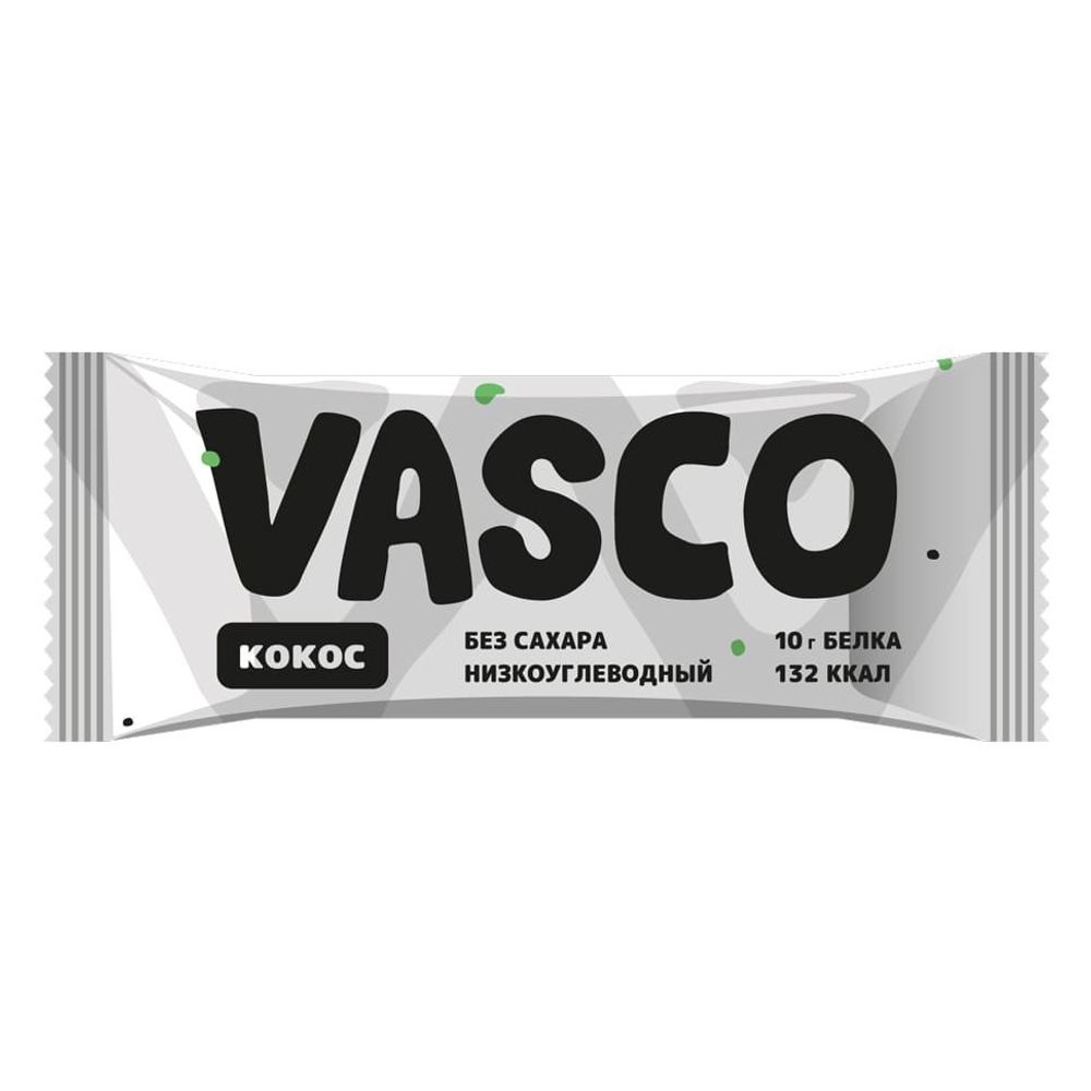 Протеиновый батончик VASCO без сахара Кокос 40 г