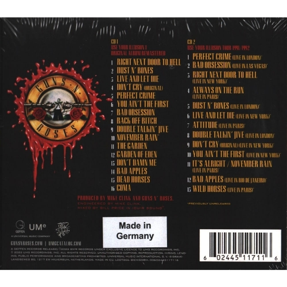 Guns N' Roses / Use Your Illusion I (2CD)