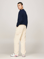 Вельветовые штаны Tommy Jeans - экрю(DM0DM20454)