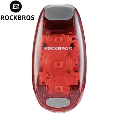 Фонарь велосипедный, задний Rockbros ZPWD-1 (питание CR2032, 3 режима, клипса)