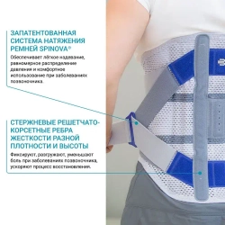 Корсет пояснично-крестцовый BAUERFEIND Spinova Immo Plus Classic — полная фиксация