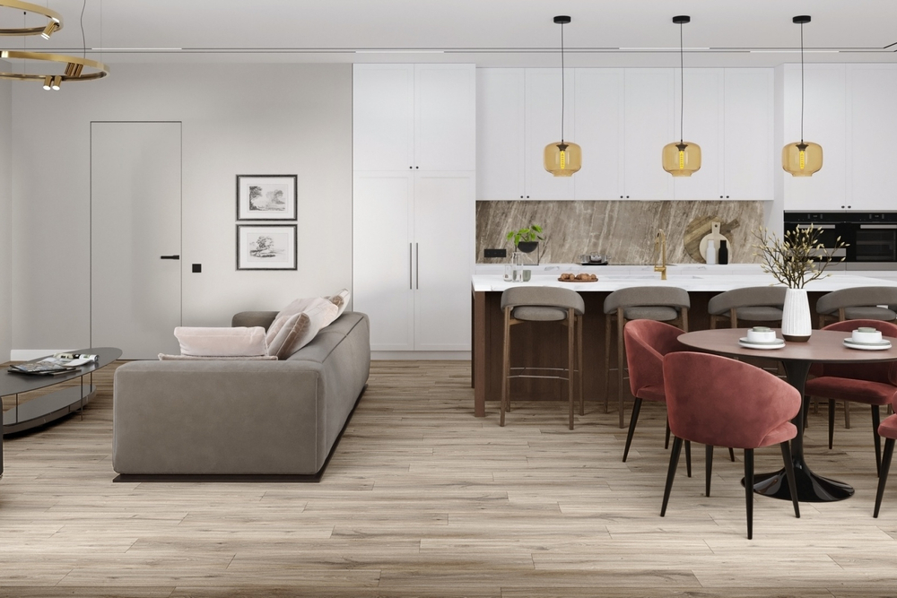 Кварц-винил SPC Damy Floor Family SPC 0,75мм 4,2 мм ДУБ НАТУРАЛЬНЫЙ 2.635 м2