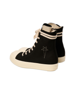 RICK OWENS DRKSHDW КРОССОВКИ ЧЕРНЫЕ ВЫСОКИЕ PORTEVILLE PENTAGRAM