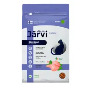 Сухой корм Jarvi для стерилизованных кошек и кастрированных котов, кролик