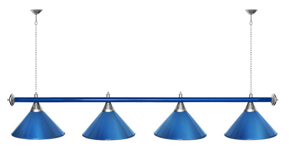 Лампа STARTBILLIARDS 4 пл. (плафоны золотые,штанга золотая,фурнитура золото)