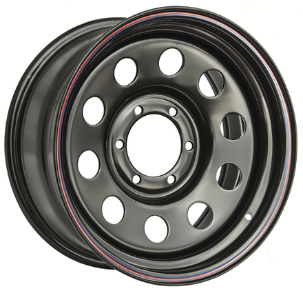 Диск усиленный Nissan Navara D40 3.0TD стальной черный 6x114,3 8xR17 d66 ET-0