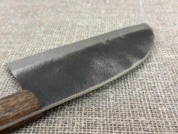 Сербский нож для мяса, сталь 65Г, рукоять Орех