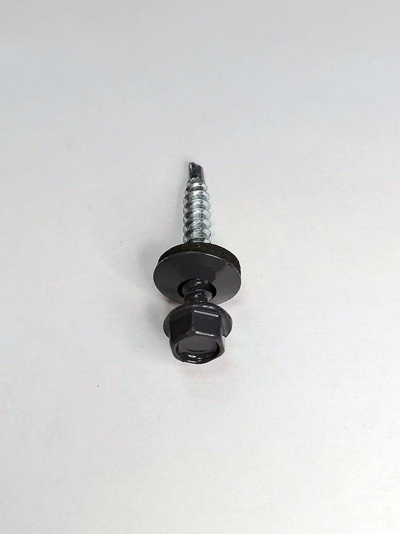 4,8х35 RAL7024 Графитовый серый саморез кров. (50 шт.)
