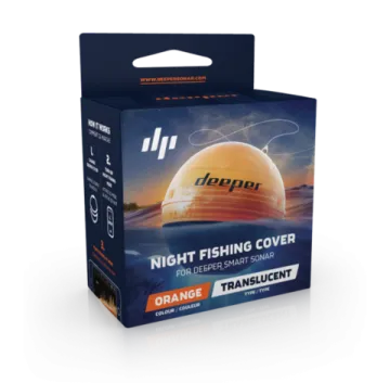 Крышка для эхолотов Deeper Мод. NIGHT COVER ORANGE (для рыбалки ночью или сумерках)