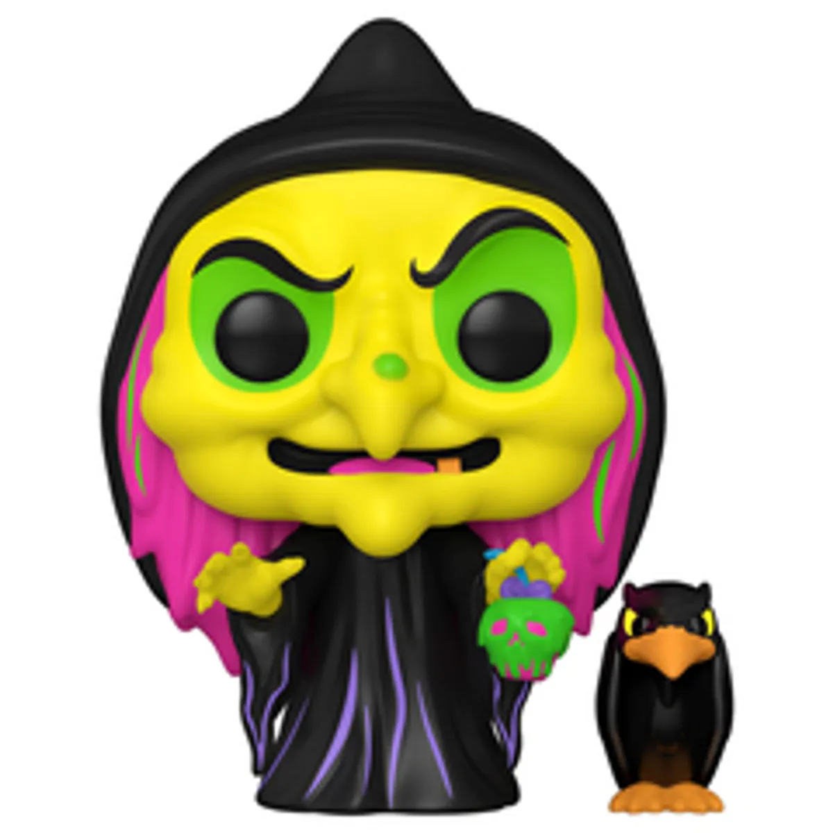 Funko POP! Disney Villains: Disguised Evil Queen with Raven (Blacklight Exc) (1426)