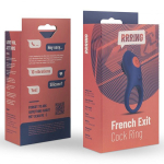 Синее эрекционное виброкольцо 3,1см Feelz Toys Rrring French Exit Cock Ring