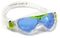 Очки для плавания детские Aqua Sphere Seal Kid 2 cl/lime голубые линз