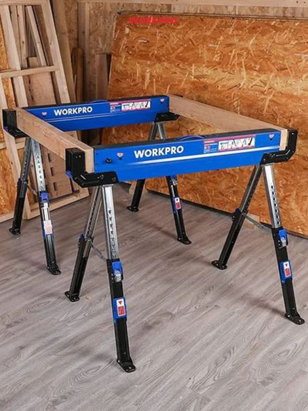 Верстак складной, многофункциональный верстак 4 в 1 WORKPRO WP289020
