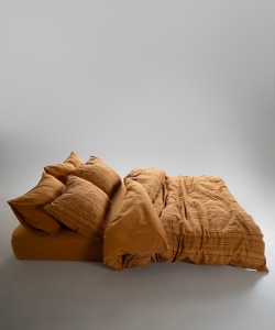 Lımasso КПБ 4 пр. Coastal Trio Mustard ЕВРО пододеяльник 200*220, простынь 240*260, наволочки 50*70 2шт