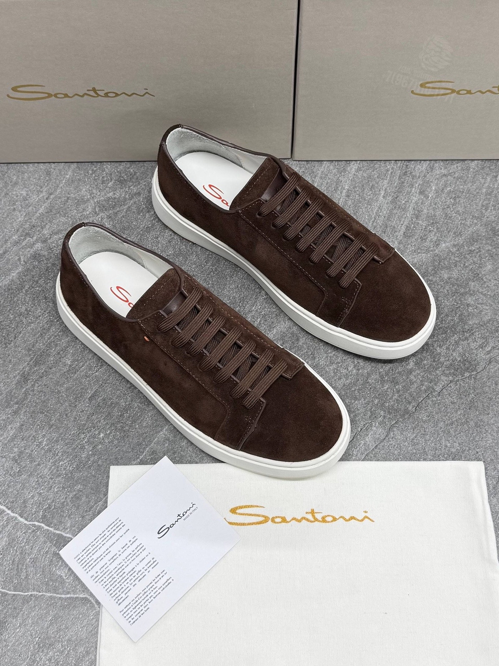 Кроссовки Santoni Cleanic