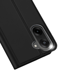Чехол книжка из PU кожи черного цвета от Dux Ducis для OnePlus Nord CE5 и Ace 5 Racing, серия Skin Pro Series Case