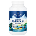 Nordic Naturals, Arctic Cod Liver Oil™, жир из печени арктической трески, лимон, 180 капсул