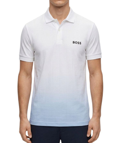 Мужское теннисное поло BOSS TOC Serve 1 Shirt - white