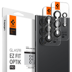 Защитные накладки на камеру Spigen Optik.tR EZ Fit 2 шт. для Samsung Galaxy S24 Ultra Black