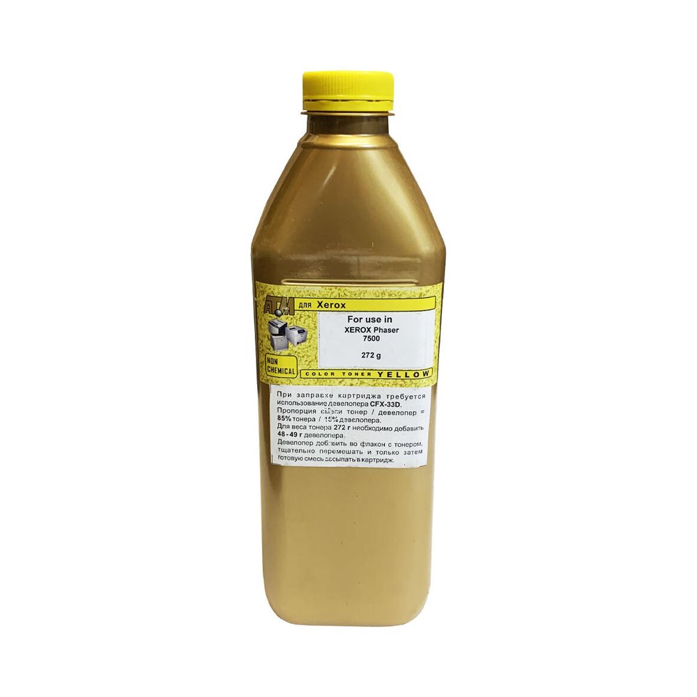 Тонер для XEROX Phaser 7500 (272гр, желтый, NonChem) Gold ATM Тонер для XEROX Phaser 7500 (272гр, желтый, NonChem) Gold ATM