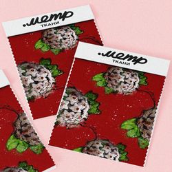 Ткань мембрана белые цветы шаровой формы