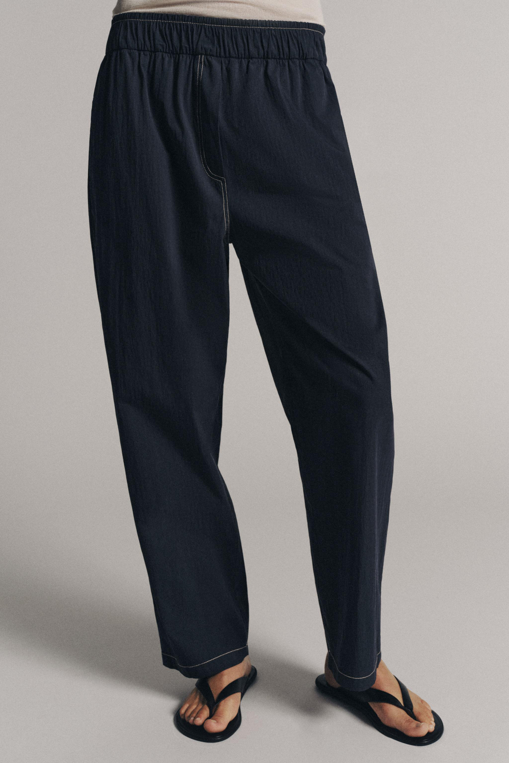 БРЮКИ СО СТРОЧКОЙ — ZW COLLECTION — ZARA
